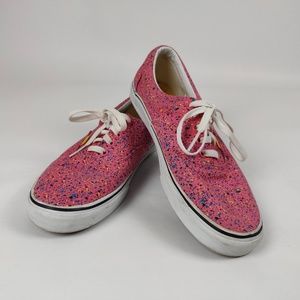 Vans ERA Pink Paint Splatter Multi Color Limited